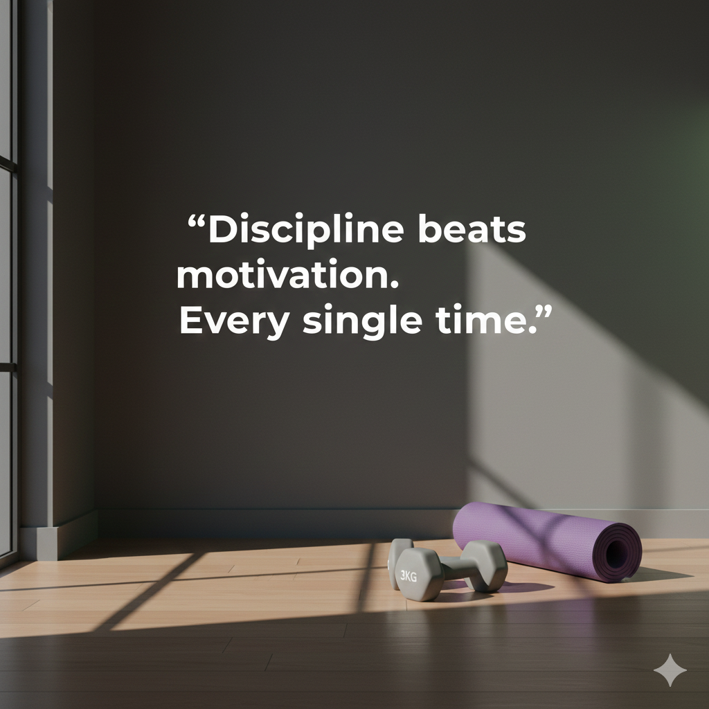 Train today. Progress tomorrow. Results follow.