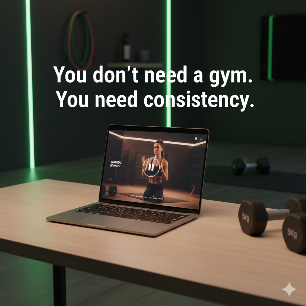 You don’t need a gym. You need consistency.
